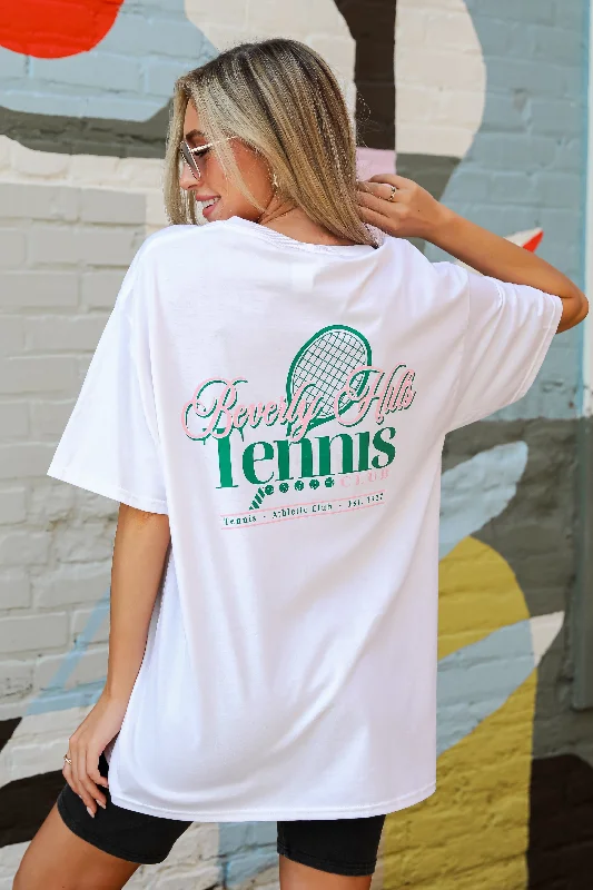 Special Discounts Inside!FINAL SALE - Beverly Hills Tennis Club Graphic Tee