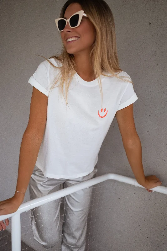 Get More for Less!T-shirt Smiley - blanc