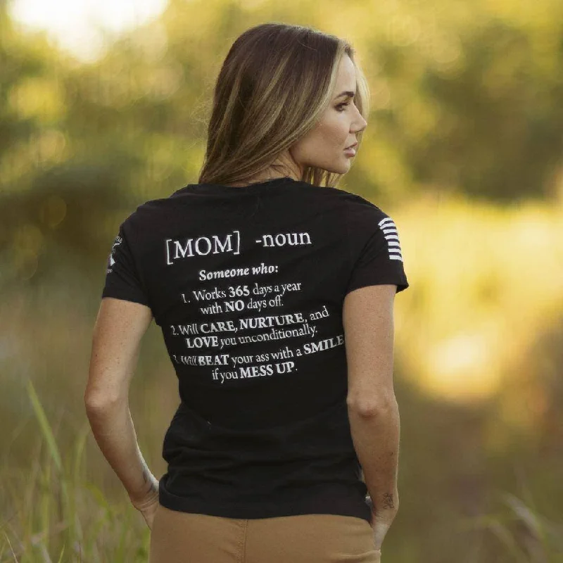 Incredible Savings Inside!Women's Mom Defined T-Shirt - Black