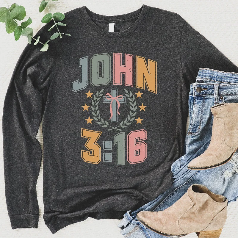 Save Money, Shop Happy!John 3:16 Long Sleeve
