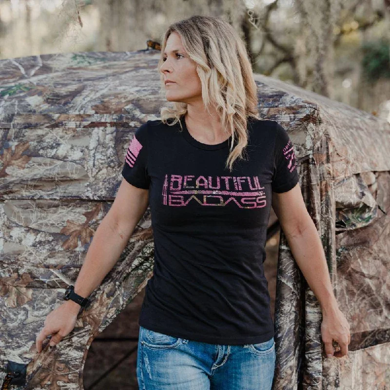 Time to Save Big!Women's Realtree Xtra® - Beautiful Badass T-Shirt - Black