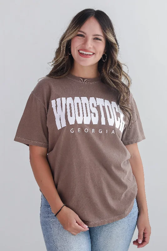 The Best Deals Won’t Wait!Brown Woodstock Georgia Tee