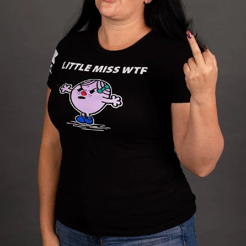 Shop the Hottest Deals!Women's WTF Slim Fit T-Shirt - Black
