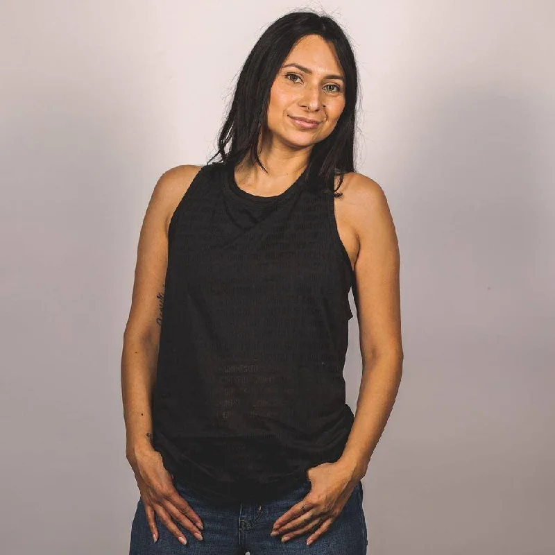 Your Wallet Will Thank You!Women's Burn Out Tank - Black