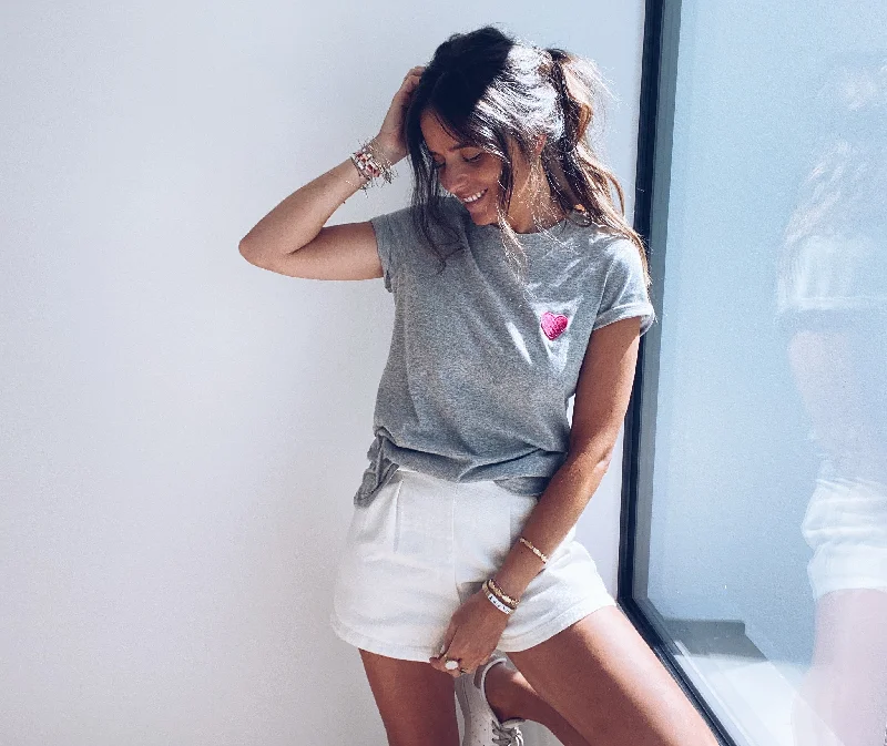 Your Wallet Will Thank You!T-shirt Livy - à cœur gris
