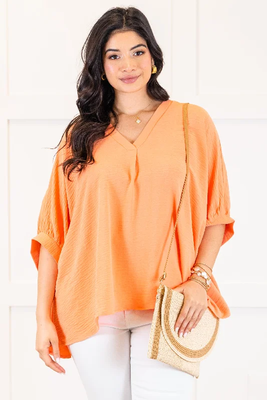 More Discounts, More Joy!Meet Me After Midnight Top, Coral