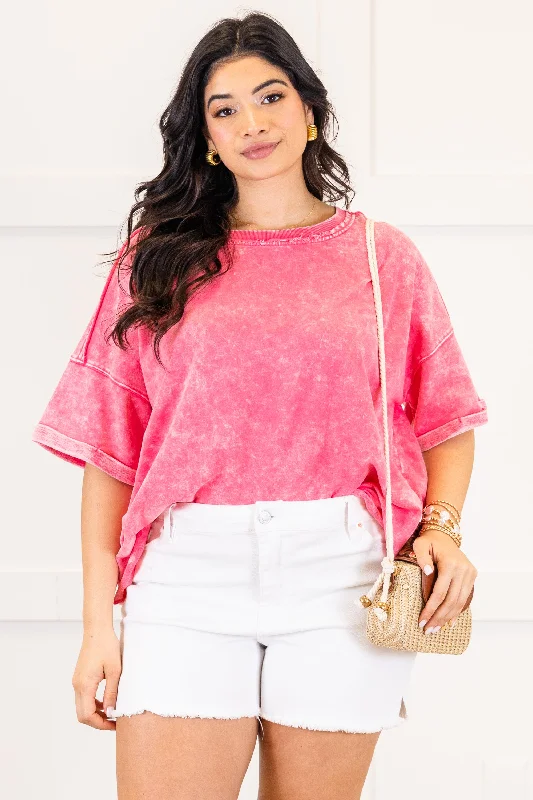 Price Drops You’ll Love!Let's Have Fun Top, Fuchsia