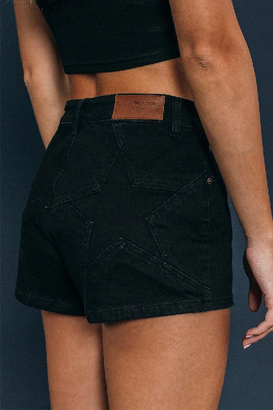 Must-Have Deals Inside!Candy Womens Denim Short - Black