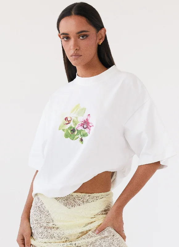 The Best Sale of the Year!Lillies Oversized Tee - White