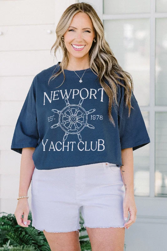 Exclusive Deals Just for You!Newport Yacht Club Boyfriend Tee, Navy