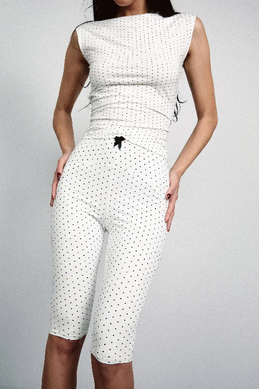 Time to Save Big!JANE SHORT - BLACK POLKA DOT