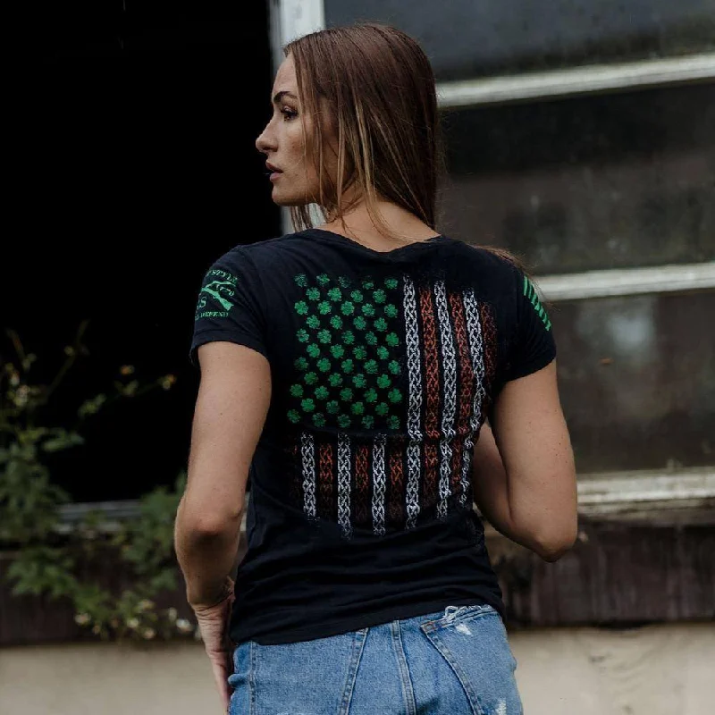 Your Best Deals Are Here!Women's This We'll Defend V-Neck - Irish Colors