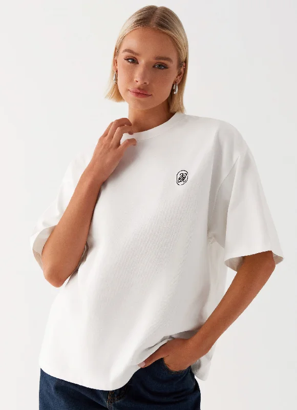 Get More for Less!Carefree Monogram T-Shirt - White