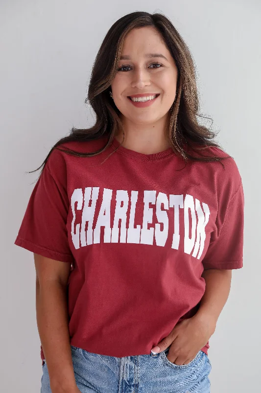Your Dream Deal is Here!Maroon Charleston Tee
