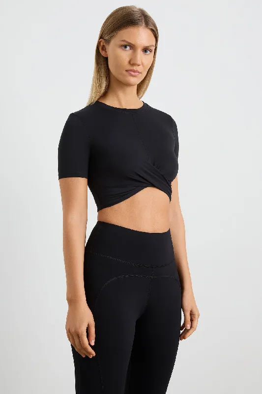 Don’t Wait – Deals Won’t Last!Crop Twist Front Tee 130