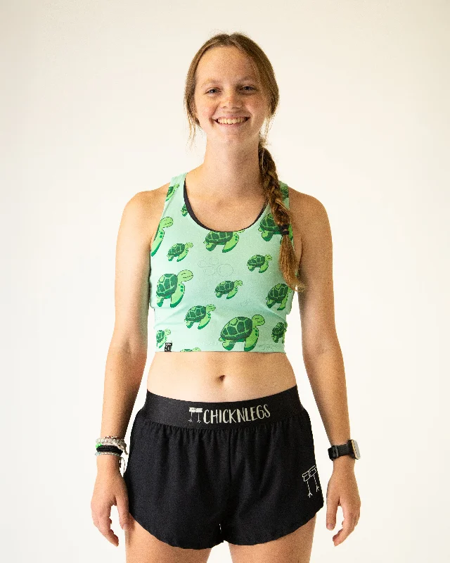 Score Huge Discounts Today!Women's Sea Turtles PWR Crop Top