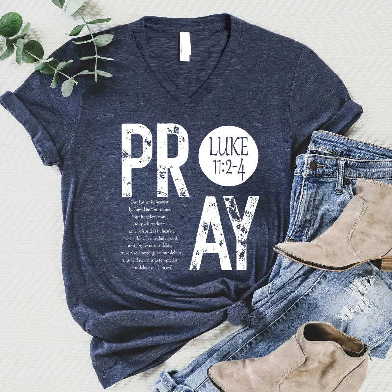 Your Favorite Items on Sale Now!Pray V-Neck