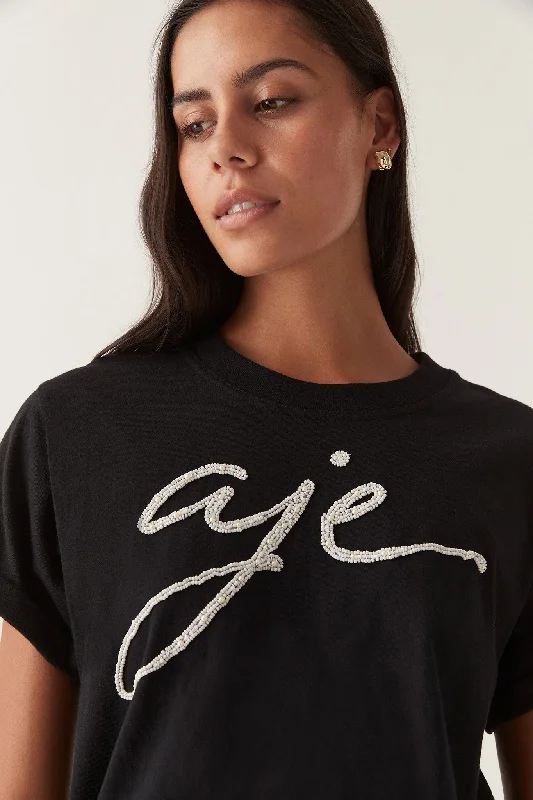 Get Ready to Save!Enya Embellished Slim Tee
