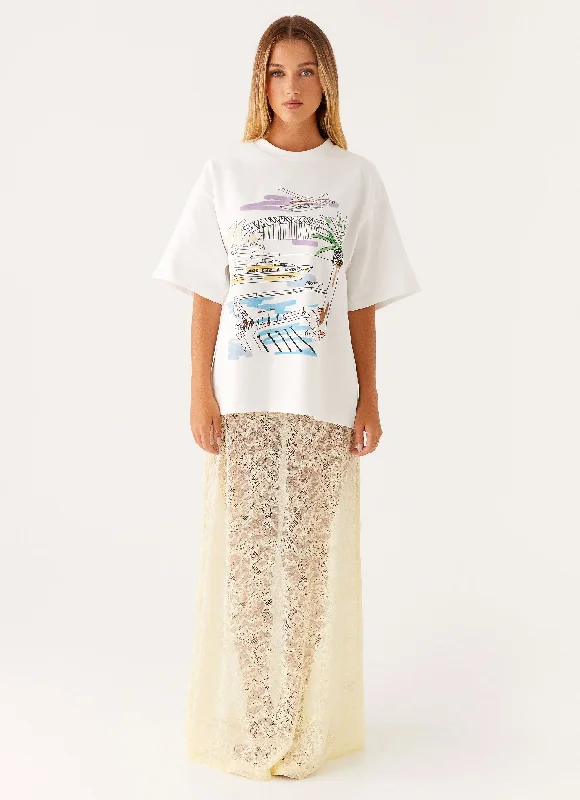Today’s Deals, Tomorrow’s Regrets!PM Tour Oversized Tee - Pm Tour Print
