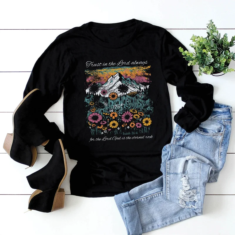 Find the Best Deals Here!Trust the Rock Long Sleeve