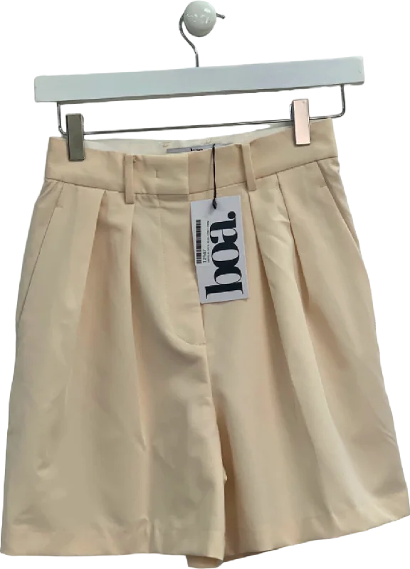 Your Favorite Items on Sale Now!BOA Cream Pleated High Waist Shorts UK XS