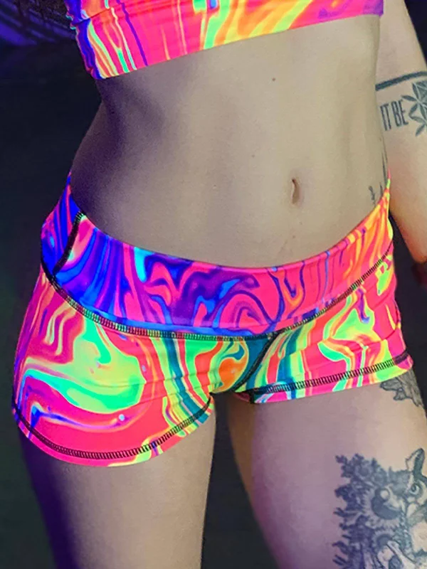One Day Only – Huge Savings!Neon Nuclear Yoga Shorts