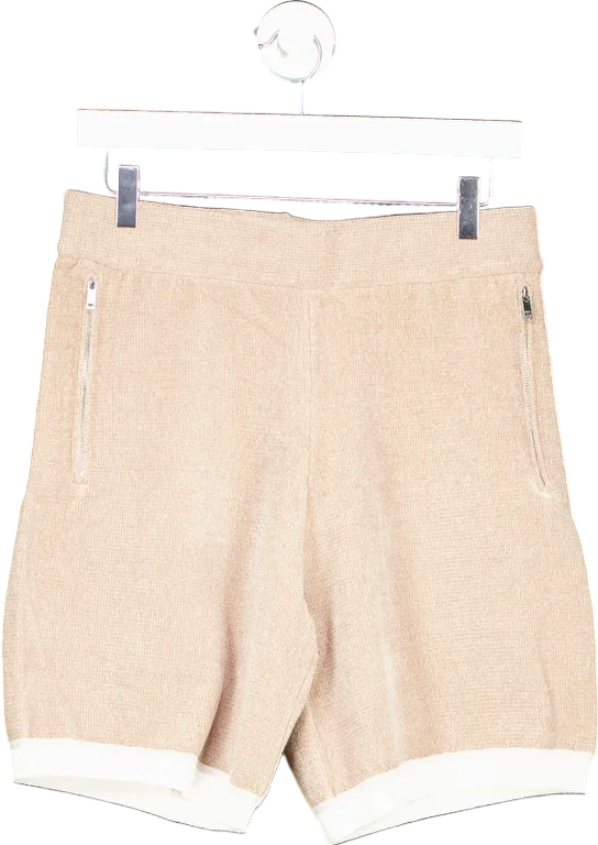 Steals and Deals Await!Reiss Champagne Fielder Chenille Baseball Shorts Size UK S