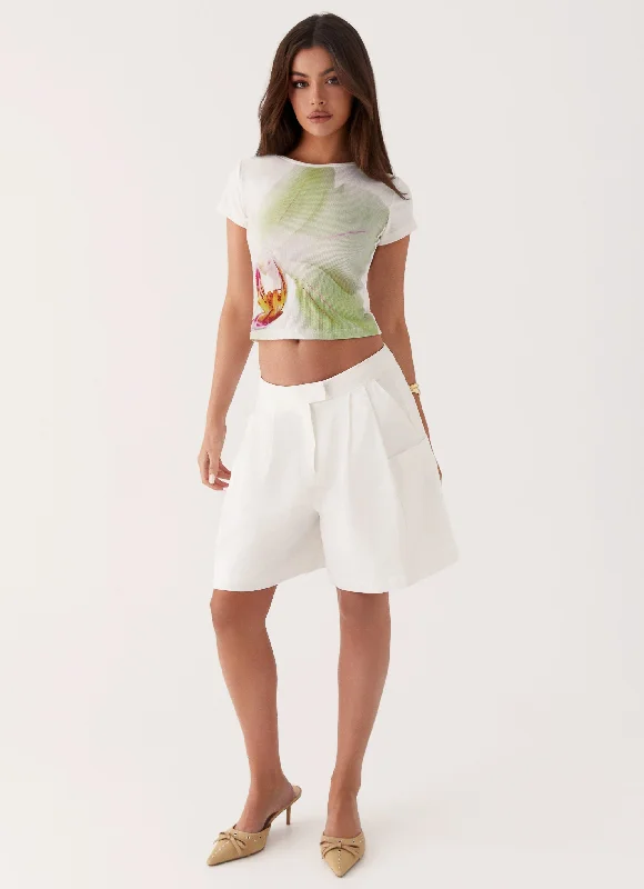 Exclusive Savings This Week!Pistachio Lily Baby Tee - Green