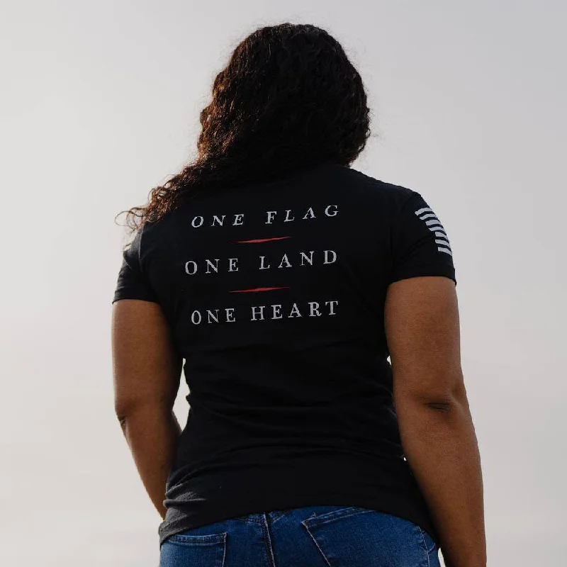 Your Shopping Wish, Our Discount Command!Women's Freedom Rose V-Neck - Black
