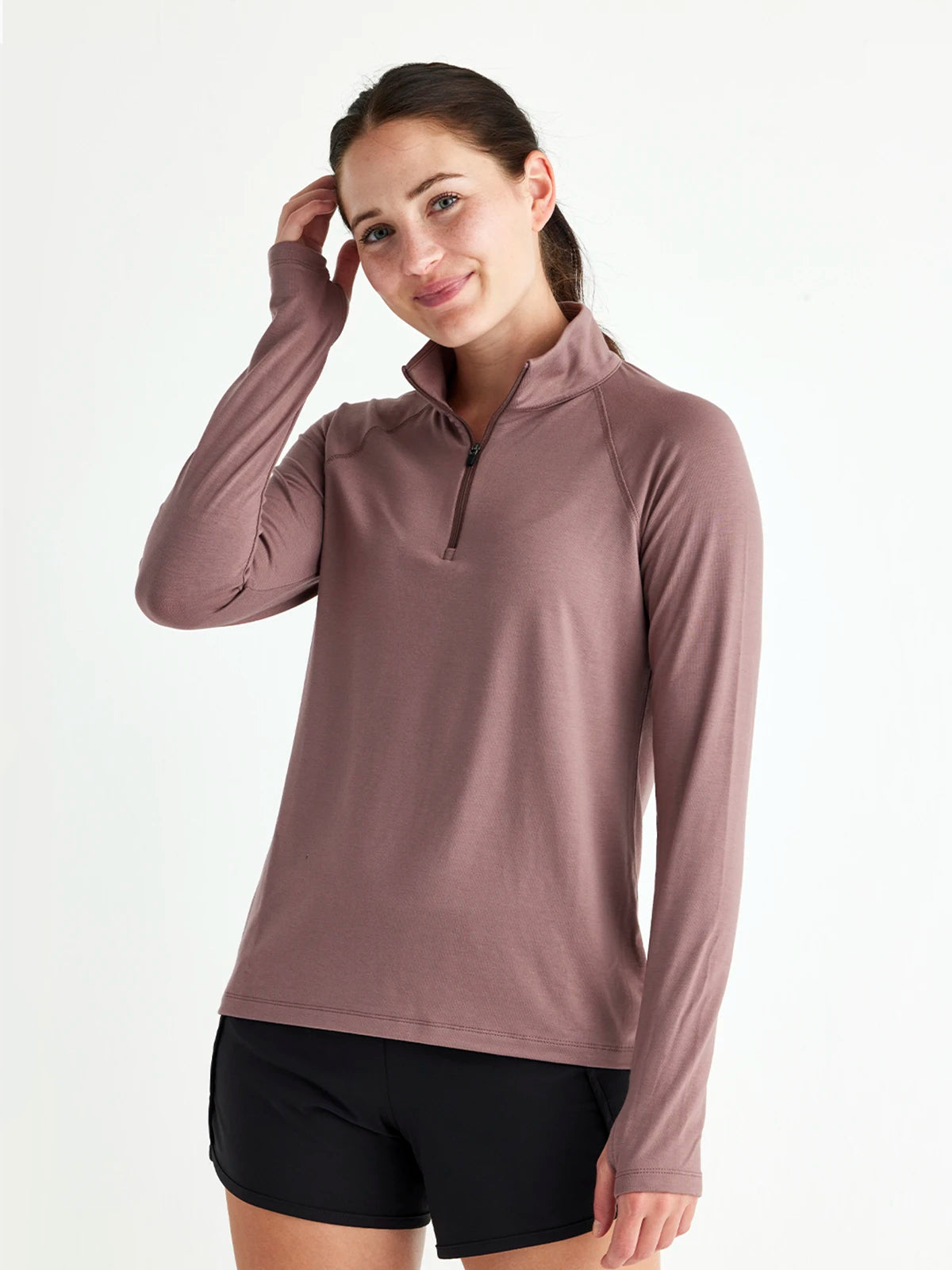Your Dream Deal is Here!Women's Bamboo Flex Quarter Zip - Canyon
