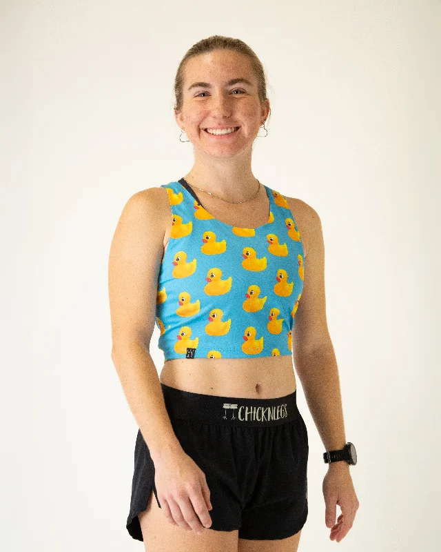 Steals and Deals Await!Women's Rubber Ducky PWR Crop Top