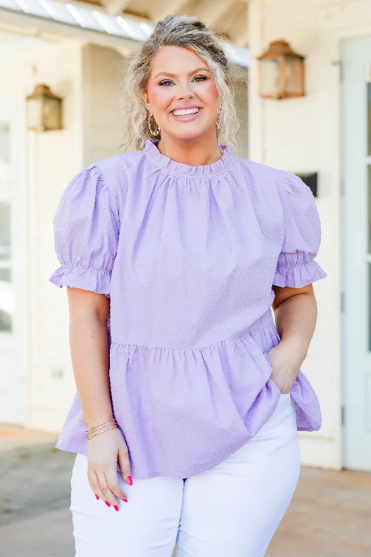 Get the Best for Less!Try For Love Top, Purple
