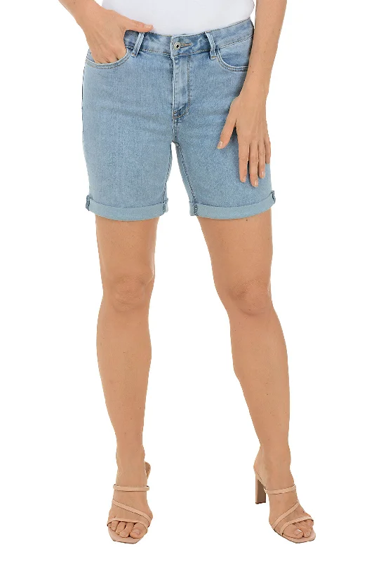 Incredible Savings Inside!Cuffed Hem Denim Short