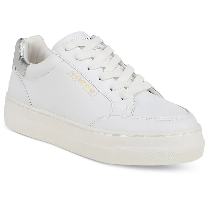 WESS Womens Leather Casual And Fashion Sneakers