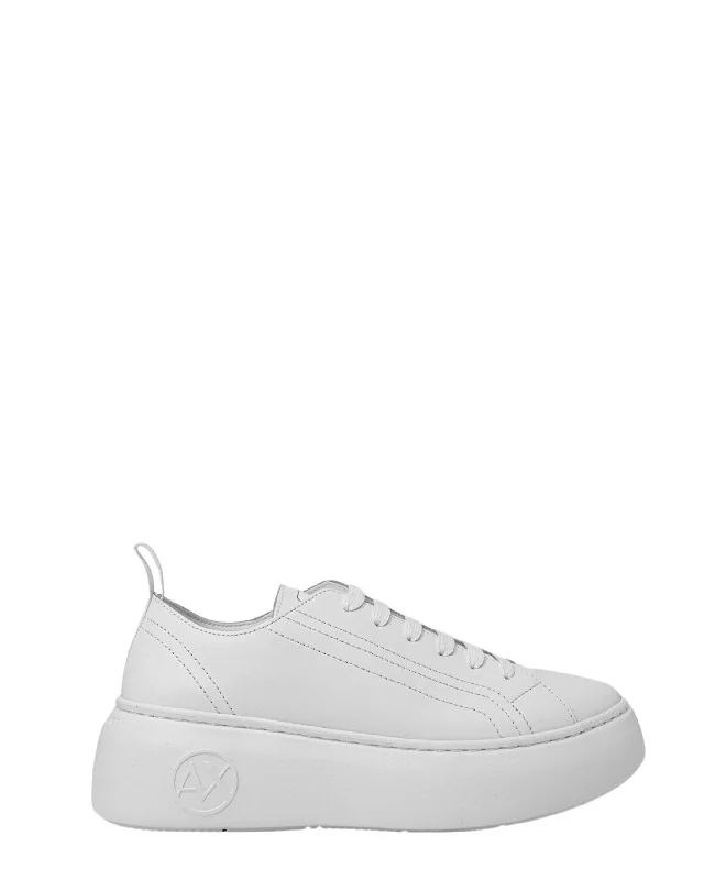 Armani Exchange Leather Slip-On Sneakers