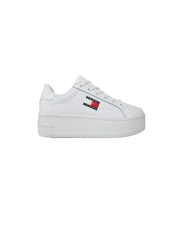 Tommy Hilfiger Jeans Leather and Polyurethane Sneakers