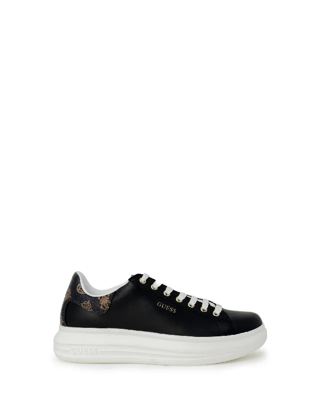 Guess Lace-Up Leather Sneakers