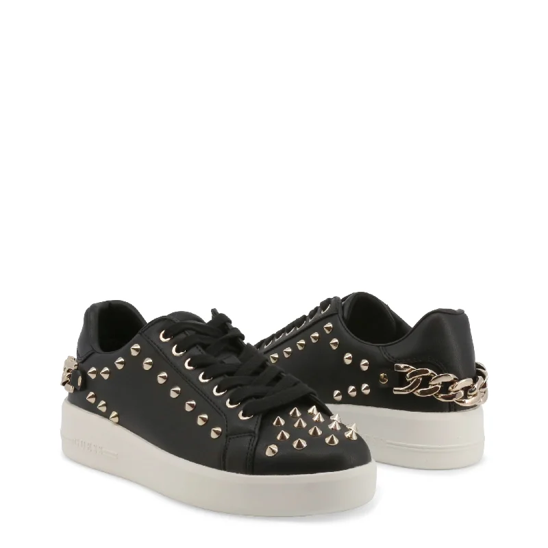 Guess Studded Synthetic Leather Sneakers with Rubber Sole