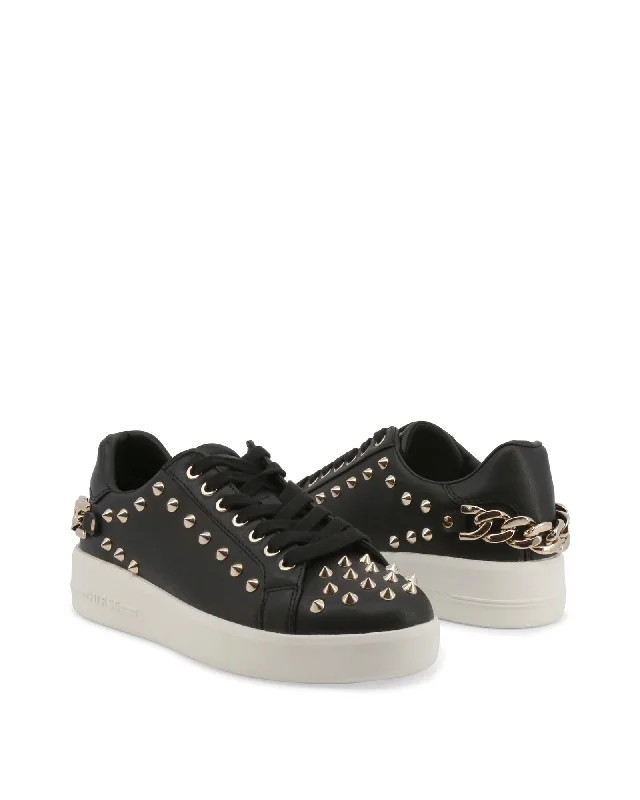 Guess Studded Synthetic Leather Sneakers with Rubber Sole