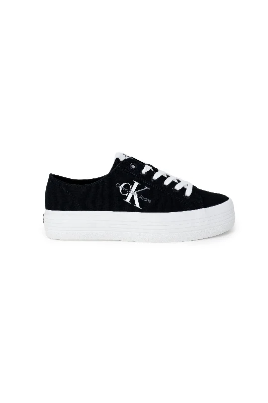 Calvin Klein Jeans Plain Sneakers with Lace Fastening