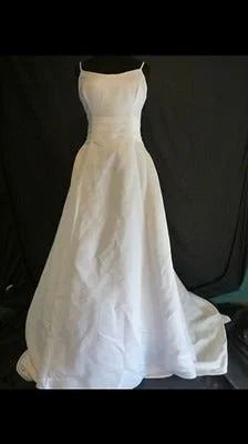 Amazing Prices You Can’t Resist!Alfred Angelo Spaghetti Straps