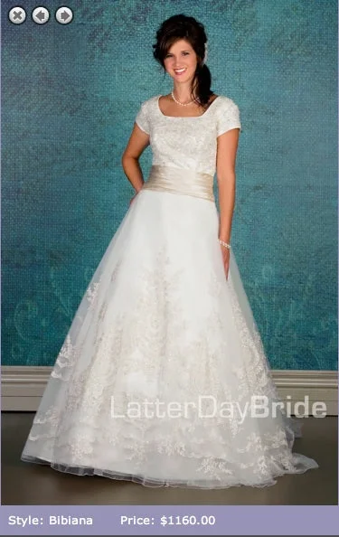 One Day Only – Huge Savings!Casablanca Bibiana through LDS Bridal