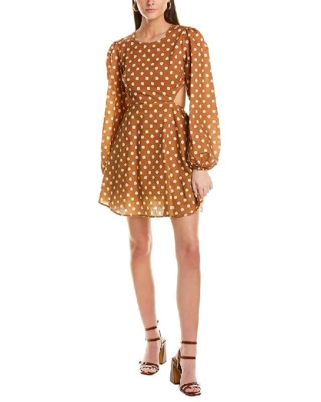 Save More Than Ever!Charlie Holiday Halcyon Linen-Blend A-Line Dress