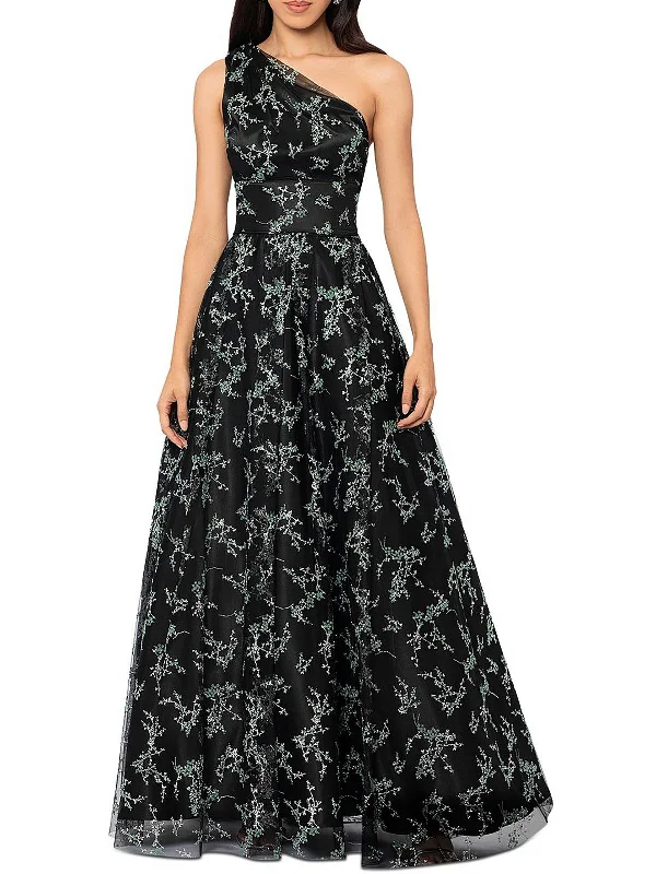 Best Deals Just for You!Juniors Womens Metallic Padded Bust Evening Dress