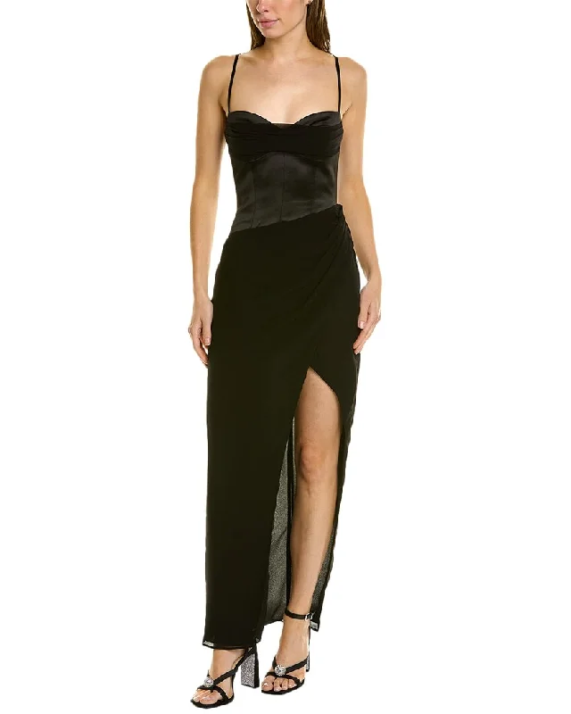 Shop Now and Save!Nicholas Solara Silk-Blend Gown
