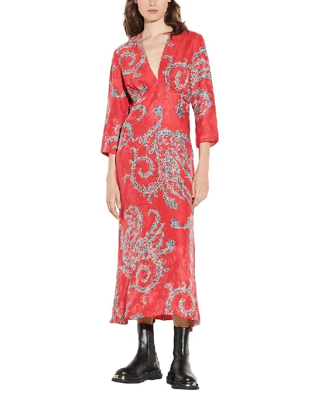 Your Chance to Save is Now!Sandro Silk-Blend Dress