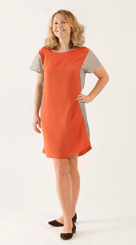 One Click Away from Big Savings!Sew Different Panel Dress and Tee