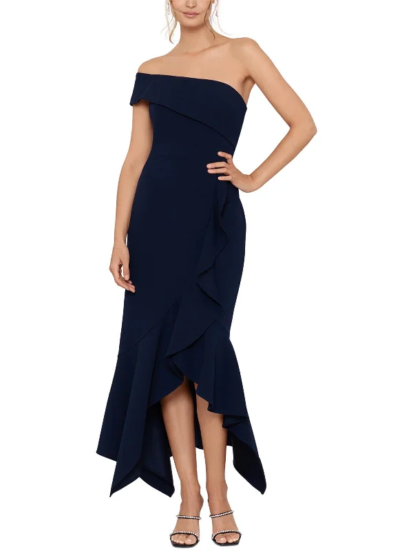 Exclusive Deals Just for You!Womens Crepe One Shoulder Evening Dress