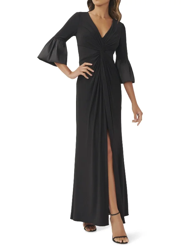 Shop Smart, Save Big!Womens Front Twist Maxi Evening Dress