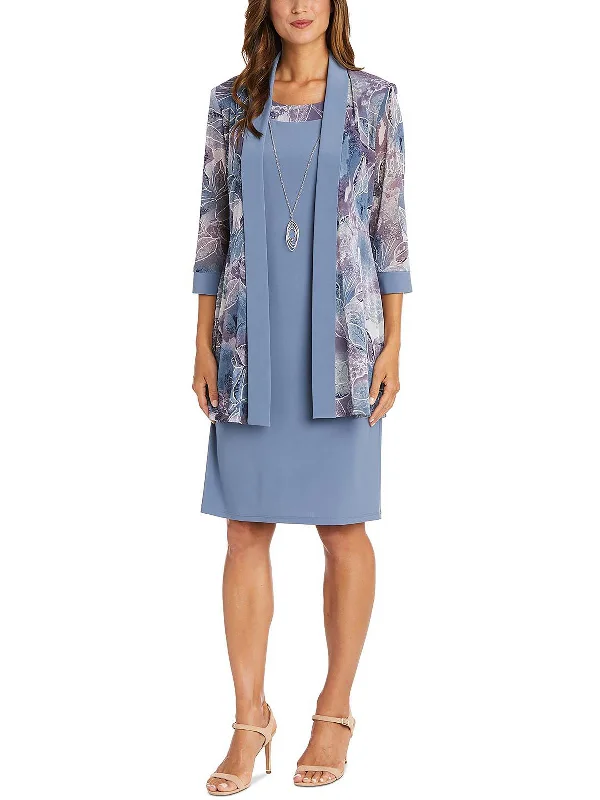 Your Shopping Wish, Our Discount Command!Womens Jacket Sheath Two Piece Dress